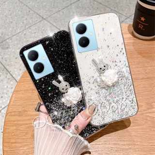 เคสโทรศัพท์มือถือ TPU แบบนิ่ม ลายกระต่ายน่ารัก 3D สําหรับ VIVOY27 VIVOY36 VIVOY78 VIVO Y27 Y36 Y78 Y02T Y02A 5G 4G