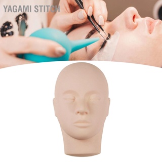 Yagami Stitch Lash Mannequin Head Professional Soft Silicone Model for Eyelash Extensions Practice Training Skin Color