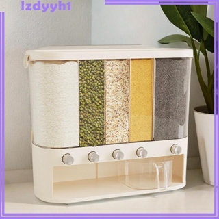 [JoyDIY] เครื่องจ่ายอาหารแห้ง ถังเก็บข้าว ซีเรียล แบบติดผนัง สําหรับห้องครัว