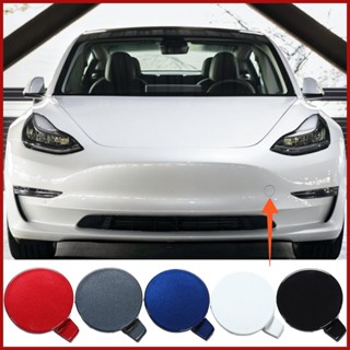 ฝาครอบตะขอลากจูง ติดกันชนหน้ารถยนต์ แบบเปลี่ยน สําหรับ Tesla Model 3 2017-2021