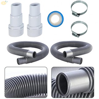 【VARSTR】Upgrade Your Pools Filter System Hassle Free Replacement Kit 4 9ft Hoses 2 Pack