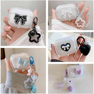 เคสซิลิโคนใส ลายดาว สําหรับหูฟัง Sony linkbuds S WF LS900N