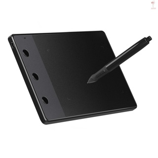 Huion H420 แผ่นบอร์ดแท็บเล็ตวาดภาพกราฟฟิค 4x2.23 นิ้ว พร้อมปุ่มลัด 3 ปุ่ม แรงกด 2048 ระดับ สําหรับ Windows 7 8 10 &amp; Mac OS Drawi