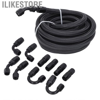 Ilikestore Fuel Line Adapter Kit 6AN Set  Fitting Black Anodized for Marine Car