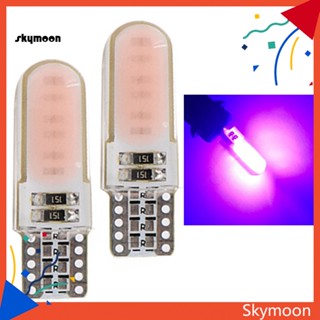 Skym* หลอดไฟ LED T10 194 2825 WY5W สว่างมาก สําหรับติดป้ายทะเบียนรถยนต์ 2 ชิ้น