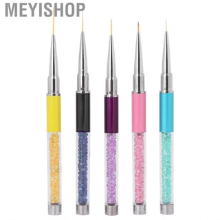 Meyishop 5Pcs Nail Art Liner Manicure Point Drill  Painting Brushes