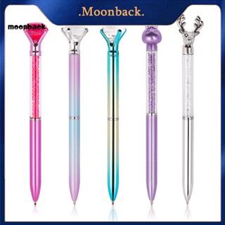 &lt;moonback&gt; ปากกาเซ็นชื่อ ประดับเพชรเทียม ขนาดใหญ่ 8 ชิ้น