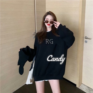 Candy Kids  เสื้อผ้าผู้ญิง แขนยาว เสื้อฮู้ด คลุมหญิง สไตล์เกาหลี แฟชั่น  Korean Style สวย ทันสมัย สบาย A98J26K 36Z230909