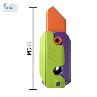 [szsirui] ของเล่นฟิดเจ็ต โมเดลหัวไชเท้า ขนาดเล็ก พิมพ์ลาย 3D สําหรับเด็ก ผู้ใหญ่