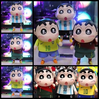 ฟิกเกอร์ PVC รูปปั้นการ์ตูนชินจัง Oyr Lionel Messi Cristiano Ronaldo Neymar ของเล่นสําหรับเด็ก