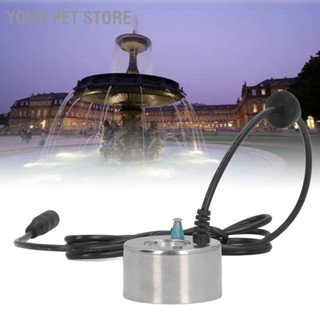 Your Pet Store Ultrasonic Mist Maker เครื่องฉีดน้ำน้ำพุสแตนเลสสำหรับบ่อเลี้ยงปลาประดับ US Plug 100‑240V