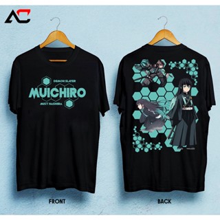 Demon Slayer Muichiro Customized High Quality DTF Print T-shirts Unisex_03