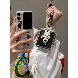 Wallace&amp;gromit เคสโทรศัพท์มือถือแบบแข็ง ใส ฝาพับ กันกระแทก พร้อมบานพับ สําหรับ Oppo Find N2