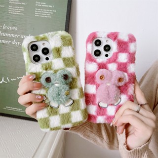 เคสโทรศัพท์มือถือ TPU นิ่ม ปิดด้านหลัง ลายการ์ตูนขนเฟอร์ 3D น่ารัก อบอุ่น สําหรับ Huawei Honor 90 70 50 Pro Lite Magic5 Lite X7A X8A X9A X5 X6 X7 X8 X9