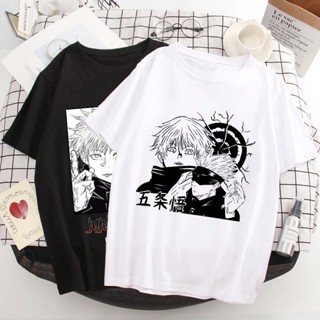 Jujutsu Kaisen Shirt Unisex Gojo Satoru Yuji Itadori T-shirt Men Japanese Anime T Shirt Kawaii Gothic Top  Tshirt M_03