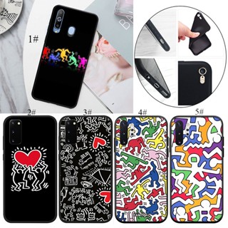 Pj57 เคสโทรศัพท์มือถือแบบนิ่ม ลาย Keith Haring สําหรับ Samsung Galaxy A82 A70 A50S A50 A40S A30S A30 A20S A20 A12