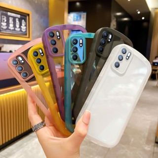 เคสโทรศัพท์มือถือแบบนิ่ม TPU ใส กันกระแทก สีแคนดี้ แฟชั่น สําหรับ OPPO Reno 6Z 5Z 5 Pro 5F 4 3 2Z 2F 4G 5G 2023