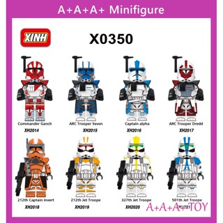 ของเล่นบล็อกตัวต่อ รูปกัปตันทหาร X0350 miniFigure Dredd Alpha X2014-2021