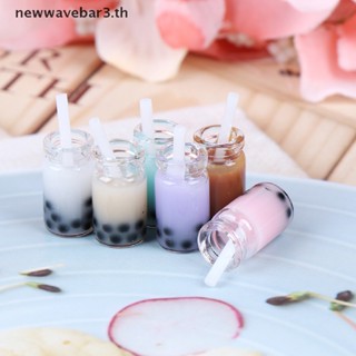 {ใหม่3} แก้วชานมจิ๋ว 1:12 สําหรับตกแต่งบ้านตุ๊กตา 3 ชิ้น {newwavebar3.th}