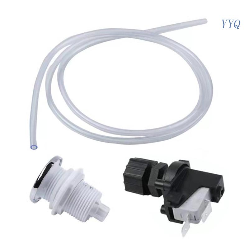YYQ 1 ชุดสระว่ายน้ําสวิตช์นิวเมติกสําหรับขยะ Disposal 16A บนปิดสวิตช์ปุ่มกดสําหรับอ่างอาบน้ําสปา Jetted สําหรับ