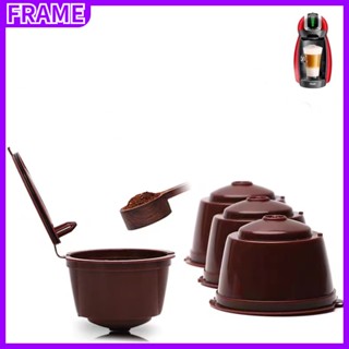 FA Newถ้วยกรองกาแฟแคปซูล 1PC ถ้วยกรองกาแฟแคปซูลนํากลับมาใช้ใหม่ได้สําหรับ Dolce Gusto Nescafe 5 สี