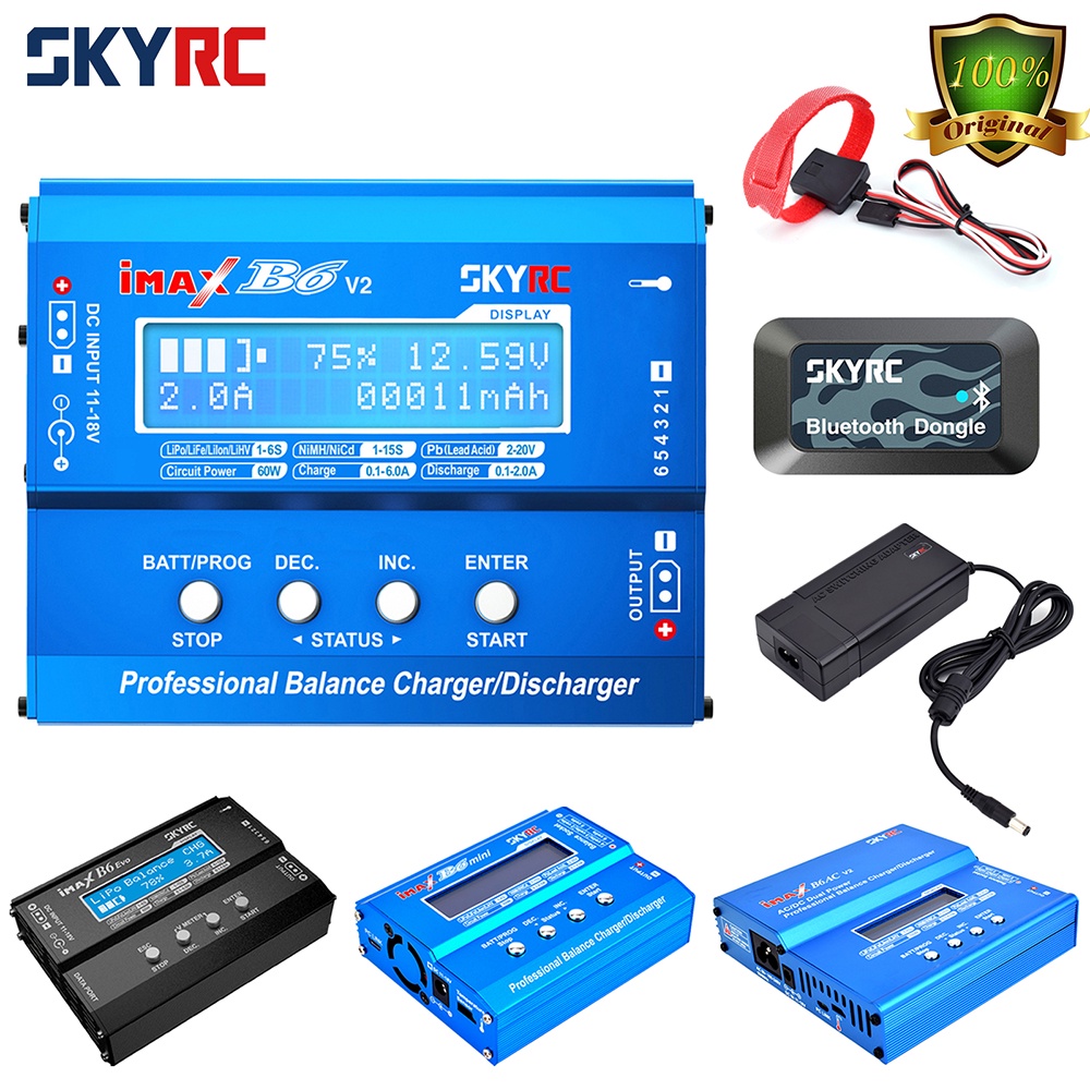 อุปกรณ์ชาร์จแบตเตอรี่สมดุล สําหรับรถบังคับวิทยุ SKYRC IMAX B6 EVO B6 V2 B6 Mini B6AC V2 LiPo