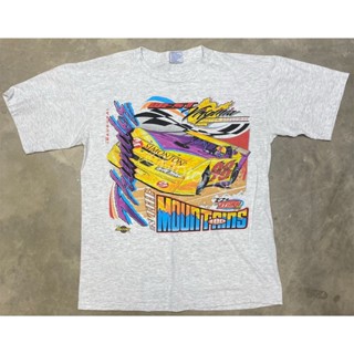 เสื้อยืด ขนาดใหญ่ พิมพ์ลายภูเขา West Virginia Motor Speedway 1998 100 นิ้ว สไตล์วินเทจ