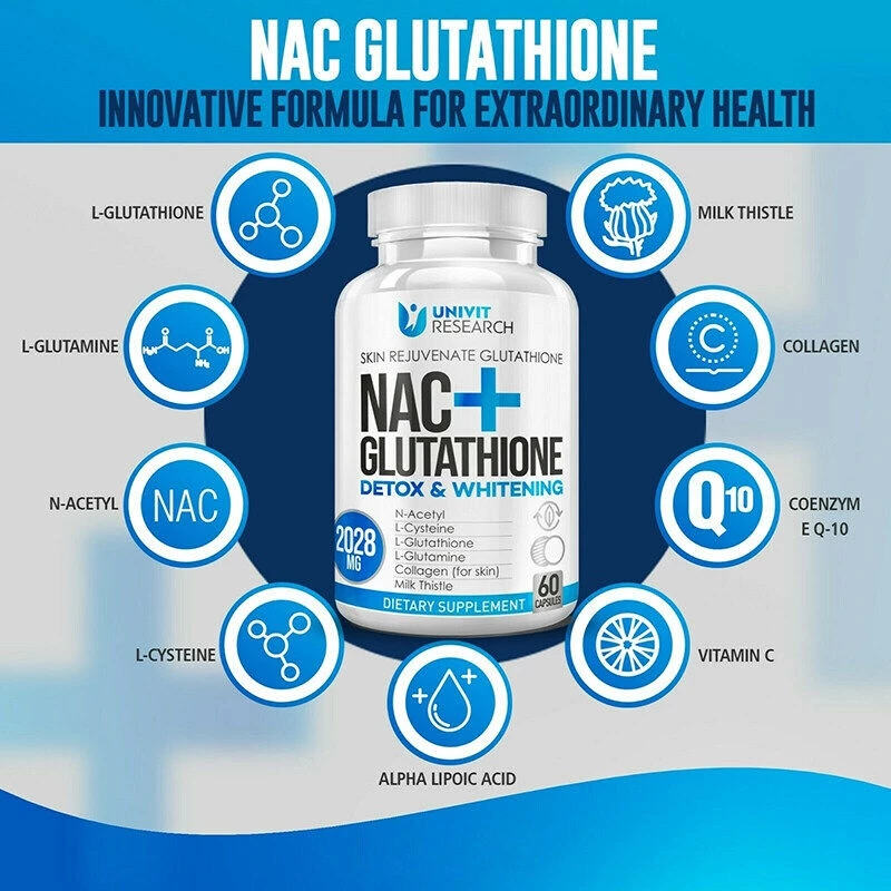 Nac + Glutathione แคปซูล 2028 มก. 60/120 แคปซูล thumbnail 5