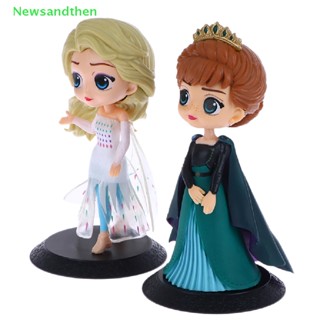 Newsandthen โมเดลฟิกเกอร์ Disney Q Posket Frozen Queen Princess Elsa Anna ของเล่นสําหรับเด็ก 1 ชิ้น