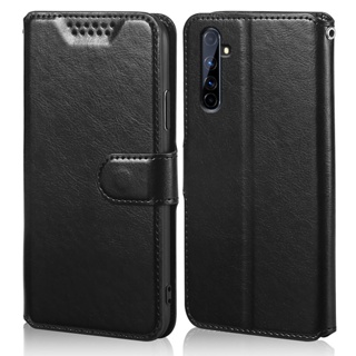 เคสโทรศัพท์หนัง PU แบบฝาพับ พร้อมช่องใส่บัตร สําหรับ OPPO Realme XT X2 X2 Pro Reno Ace K5