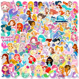 100 ชิ้น / ชุด ❉ สติกเกอร์ Q Little Mermaid Series B สําหรับติดตกแต่ง ❉ สติกเกอร์ Doodle แฟชั่น กันน้ํา DIY