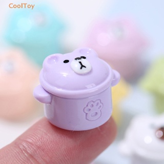 Cooltoy โมเดลหม้อนมทําอาหารจําลอง ขนาดเล็ก DIY สําหรับตกแต่งบ้านตุ๊กตา 2 ชิ้น