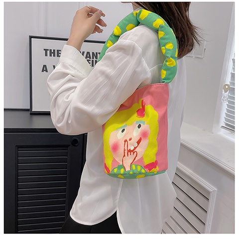 【พร้อมส่ง】miss bag fashion กระเป๋าสะพายข้าง  กระเป๋าถือผู้หญิง รุ่น D-1393