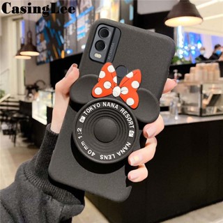 เคสโทรศัพท์มือถือแบบนิ่ม พร้อมกระจก สําหรับ Nokia C22 C32 Nokia C32 C22 G22 C12