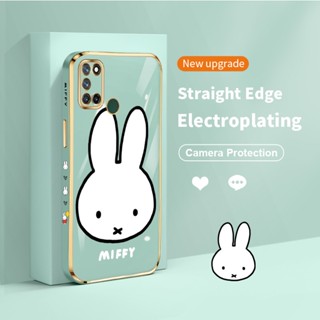 เคสโทรศัพท์มือถือ TPU พิมพ์ลาย Miffy มีลายด้านข้าง สําหรับ Realme C17 7i Realme C2s C2 2019 2020