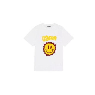 HOT QGเสื้อแขนสั้น เสื้อยืดผ้าฝ้าย เสื้อไม่ต้องรีด เสื้อยืดไม่ต้องร