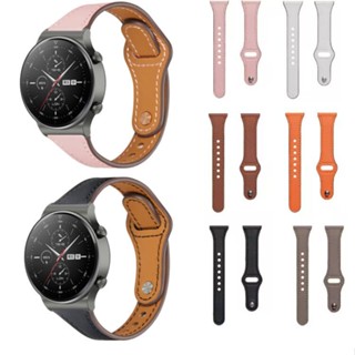 สายนาฬิกาข้อมือหนัง แบบบาง สําหรับ Huawei Watch GT 3 2 GT2 GT3 PRO GT2E