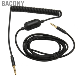 Bacony Headphone Spring Cable  6.6ft  Coiled Cable Adjustable Volume Multipurpose with Mute Switch for A40 for A10 for Astro