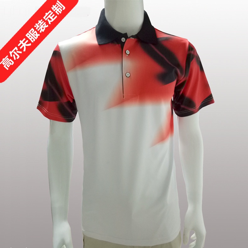 Men Golf Clothing POLO Shirt Design Golf Clothing Quick-Drying Golf Top สามารถปรับแต่งได้