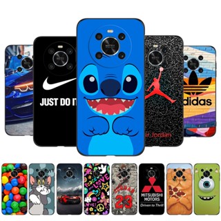 เคสโทรศัพท์มือถือ ซิลิโคนนิ่ม tpu กันกระแทก ลาย Stitch สีดํา สําหรับ Honor X9 4G