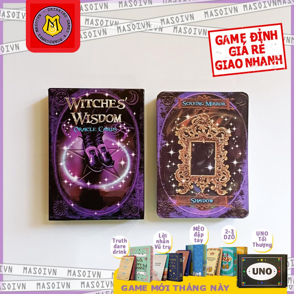 Witches Wisdom Oracle Cards ทาโรต ์ ดาดฟ ้ า