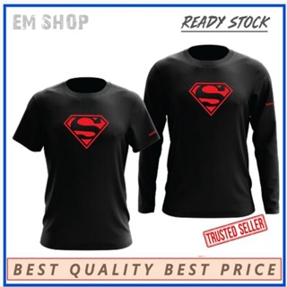 เสื้อยืดแขนสั้น ผ้าไมโครไฟเบอร์ พิมพ์ลาย SUPAR MAN สําหรับผู้ชาย