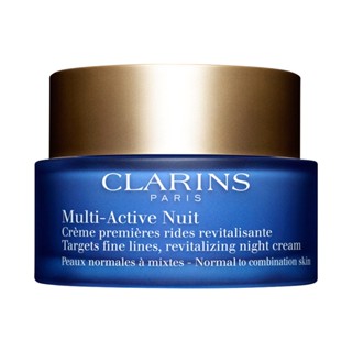 Clarins Rejuvenating Night Cream ครีมบํารุงผิว ต่อต้านริ้วรอย 50 มล.                   Clarins Rejuvenating Night Cream 50ml Skin Brightening Anti-Wrinkle Cream