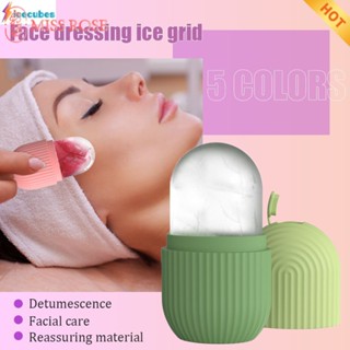 CYREAL Ice Facial Roller Ice Ball Mold เครื่องทำน้ำแข็งซิลิโคนแบบใช้ซ้ำได้ Beauty Facial Icing