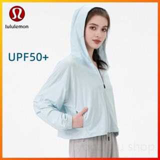 Lululemon ใหม่ เสื้อแจ็กเก็ต เสื้อกีฬา เสื้อโยคะ กันแดด พร้อมกระเป๋า 1329