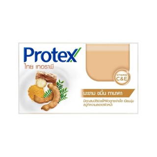 Protex โพรเทคส์ สบู่ก้อนไทย เทอราพี มะขาม ขมิ้น ทานาคา 120 กรัม