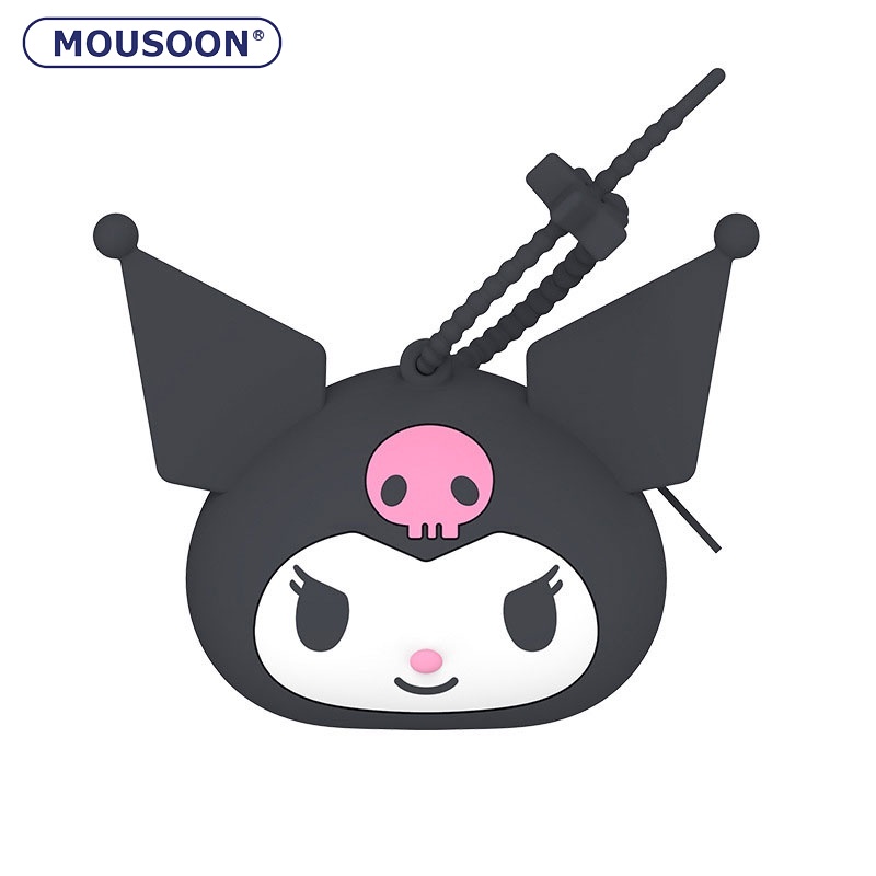 Mousoon Sanrio กระเป๋าสตางค์ผู้หญิงการ์ตูนซิลิโคนจี้กระเป๋าเด็ก