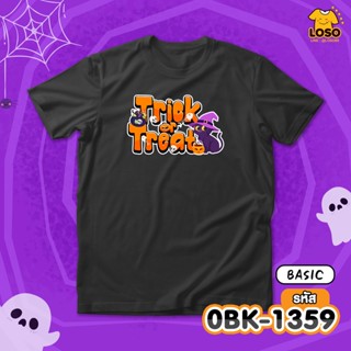 เสื้อยืด Halloween ฮาโลวีน รหัส 1359-1361 (เสื้อดำ)