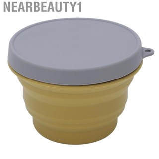 Nearbeauty1 Backpacking Bowl  Space Saving Collapsible Bowl  Grade Silicone ‑40°C To 230°C Ultra Thin Heavy Duty  for Travel