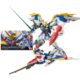 BANDAI ฟิกเกอร์ อนิเมะกันดั้ม RG 20 1/144 Wing gundam EW Ka ของแท้ ของเล่นสําหรับเด็ก jo4y